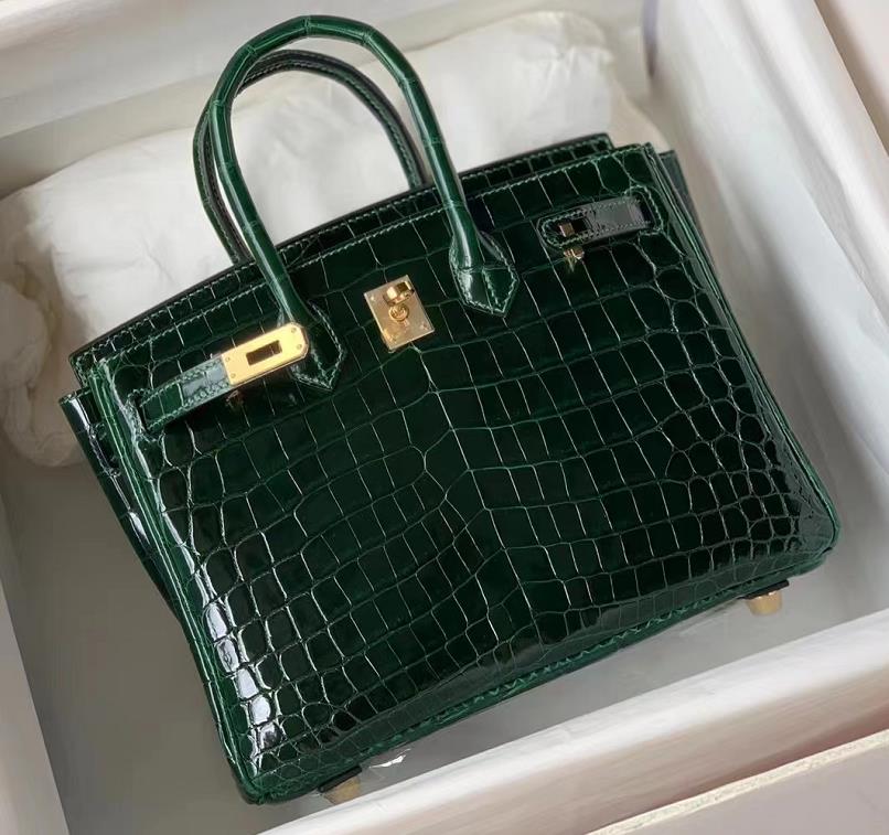 Uncle Bench Hermes Touch Birkin Sesame color crocodile shiny gold buckle  30cm - Uncle Bench Factory in 2023